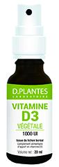 Vitamine D3 Végétale 1000 UI