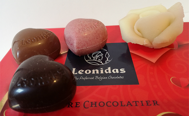 Leonidas joue résolument la carte du romantisme pour la Saint-Valentin 2018. Et propose des chocolats en forme de cœurs, déclinés en trois saveurs.
