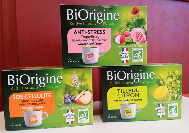 Tilleul Citron, Camomille Miel, Nuit Calme…, BiOrigine propose de nombreuses infusions bio qui concentrent le meilleur des plantes.