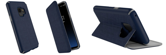 Speck met à l’honneur la nouvelle série Presidio Folio pour iPhone X et Samsung S9 & S9+, une coque raffinée et polyvalente.