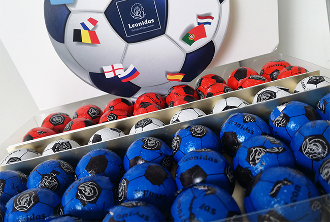 Leonidas lance, pour la Coupe du Monde, une nouvelle gamme de chocolats en forme de… petits ballons de football qui vont fédérer les supporters de tous horizons !