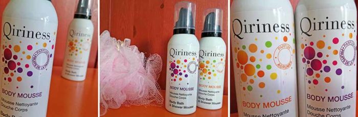 Pour transformer le rituel de douche en moment de bien-être, Qiriness propose les nouvelles Body Mousses aux packagings modernisés.
