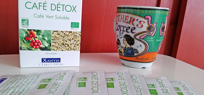 Xantis propose un nouveau Café Détox, café vert soluble 100% biologique.