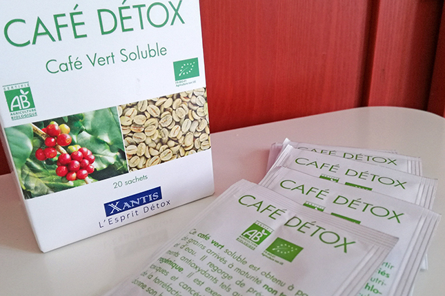 Xantis propose un nouveau Café Détox, café vert soluble 100% biologique.