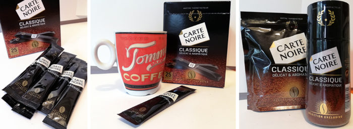 Carte Noire vient de lancer sur le marché une toute nouvelle gamme de café soluble Carte Noire Classique en bocal ou en sticks.
