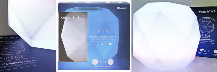 Pour mettre la musique en lumière, ColorBlock propose ColorLight, des lampes-enceintes au design profilé, à utiliser à l'intérieur comme à l'extérieur.