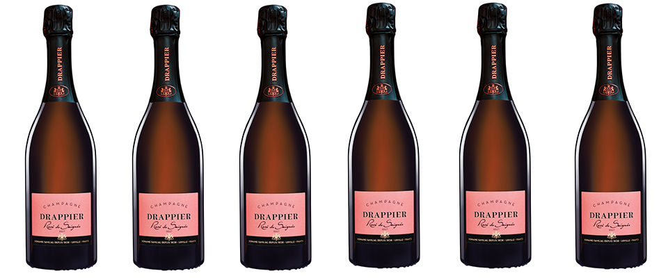 Champagne Drappier, Membre du Club Vignobles & Signatures : Rosé de saignée  