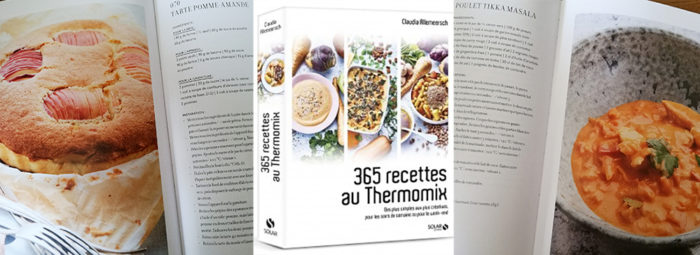 Solar propose 365 Recettes au Thermomix de Claudia Allemeersch.