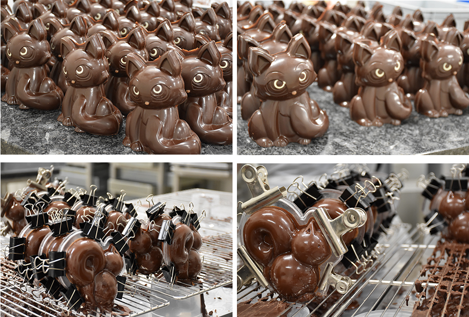Fabrication des chocolats de la Maison Caffet