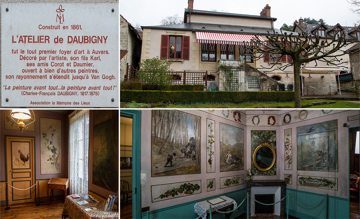 La Maison-atelier Daubigny, une maison toute simple de l’extérieur, mais si originale à l’intérieur…