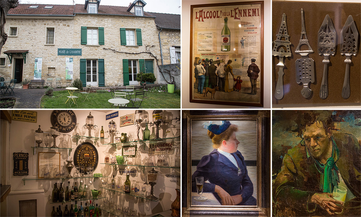 Le musée de l’absinthe, une visite riche en informations sur “la fée verte”.