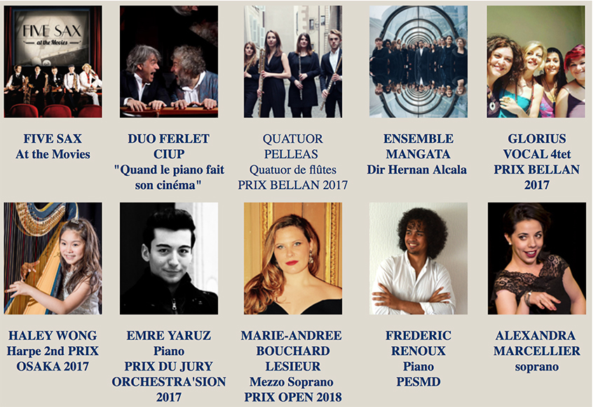 Jeunes talents 2018 pour Cap Ferret Music Festival 
