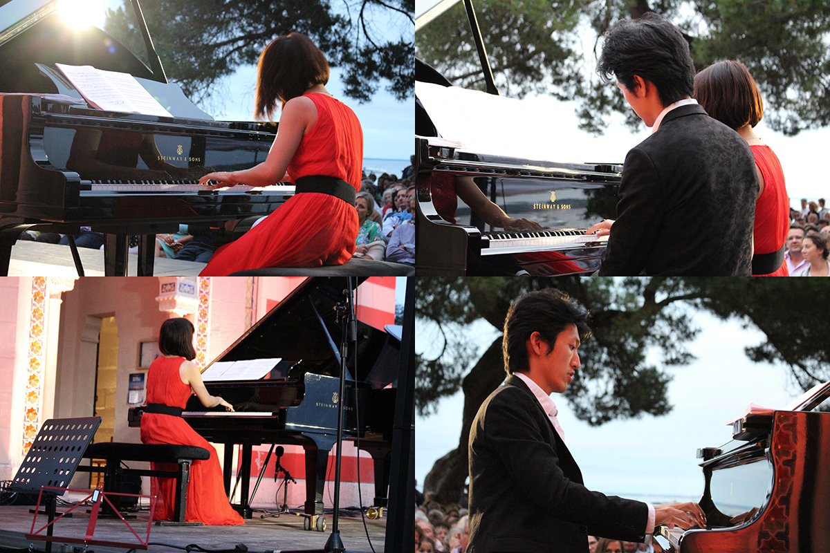 Zilan & Zhao en concert au Cap Ferret Music Festival en 2017