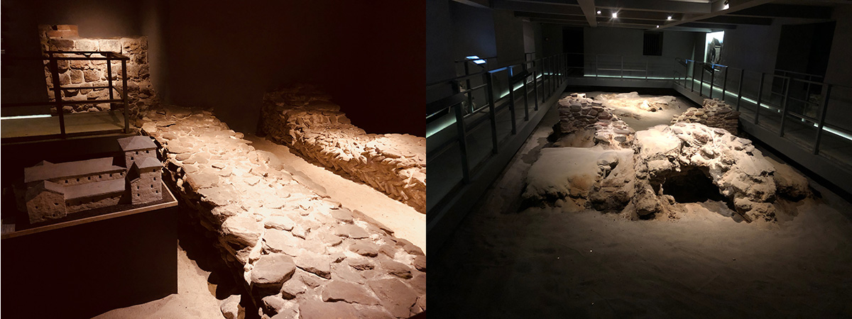 vestiges de constructions préromanes et romanes