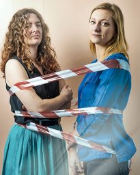 Roxane Turgon et Zoé Débouis