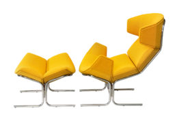 Fauteuil Steiner jaune