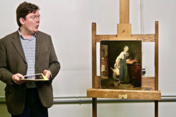 Gilles Bastian Conservateur C2RMF - fait un compte-rendu scientifique de l’œuvre.