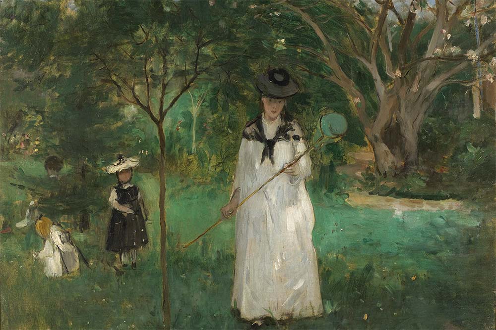 Berthe Morisot Chasse aux papillons