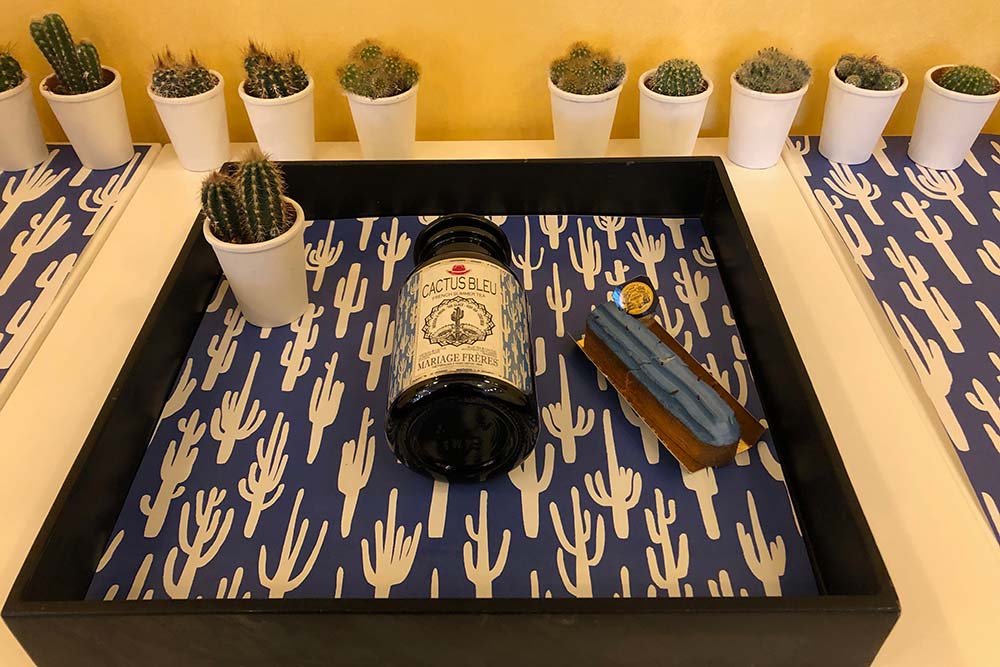 Thé au cactus bleu