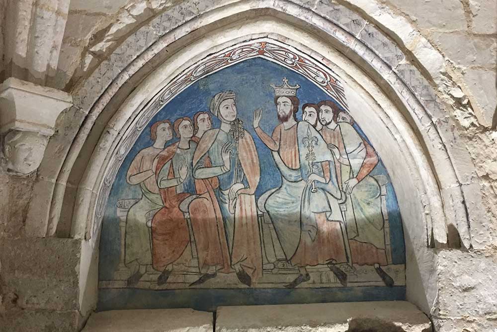 Monastère Santa-Maria de Valbuena : Fresque