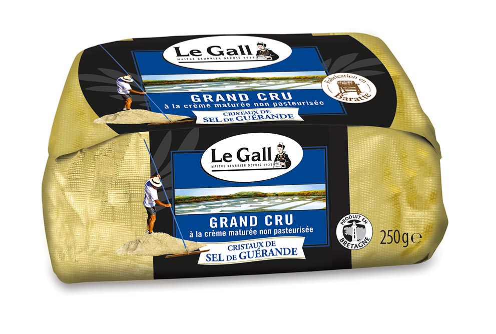 Le Gall : Beurre Grand Cru aux Cristaux de Sel de Guérande.