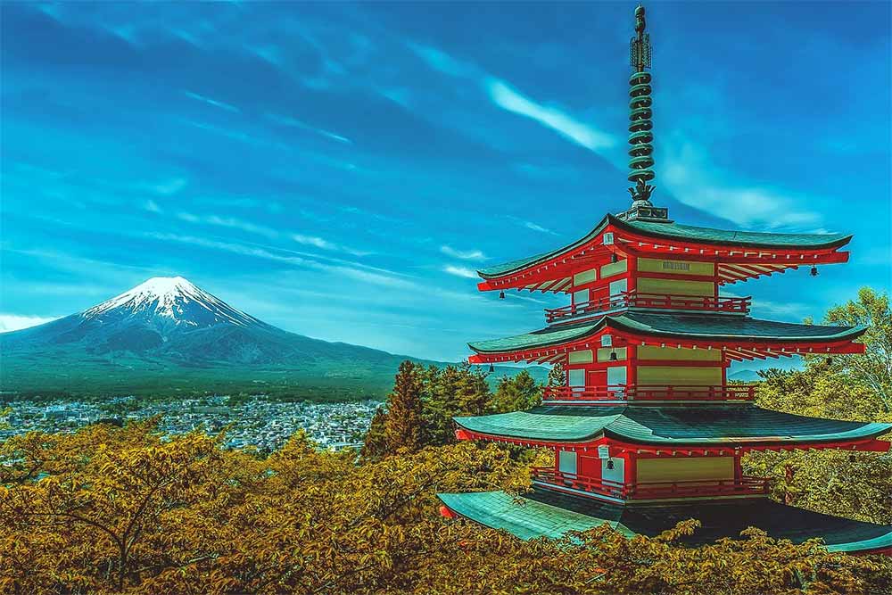 Belle pagode au Japon