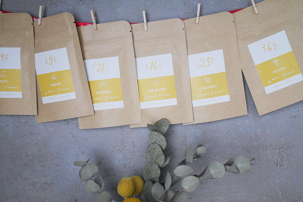 Calendrier de l'Avent Colors of Tea : thés et tisanes à déguster à l ...