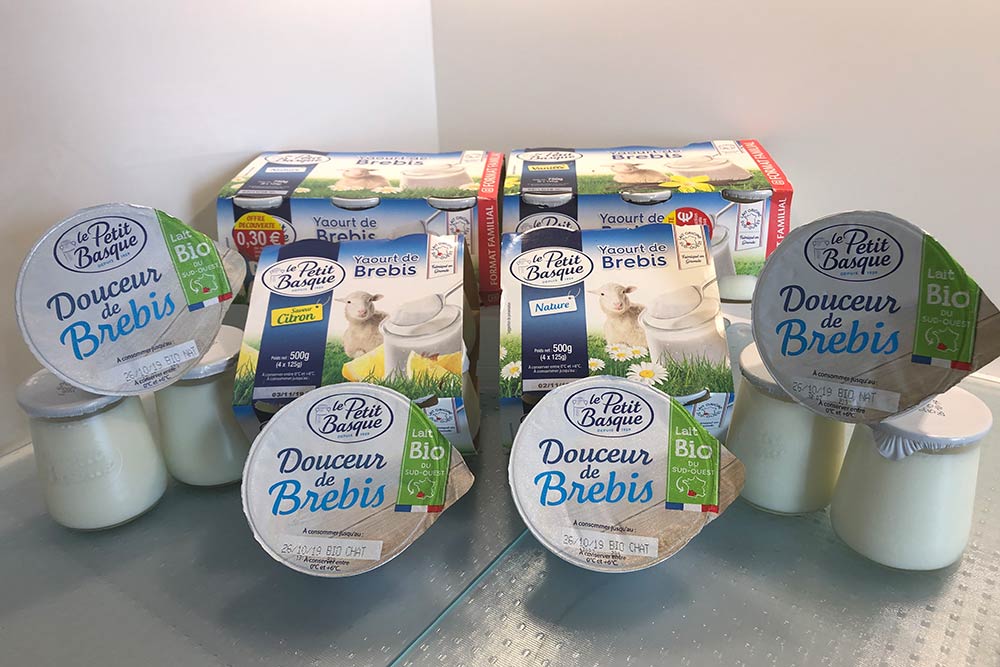 Le Petit Basque : yaourts au lait de Brebis