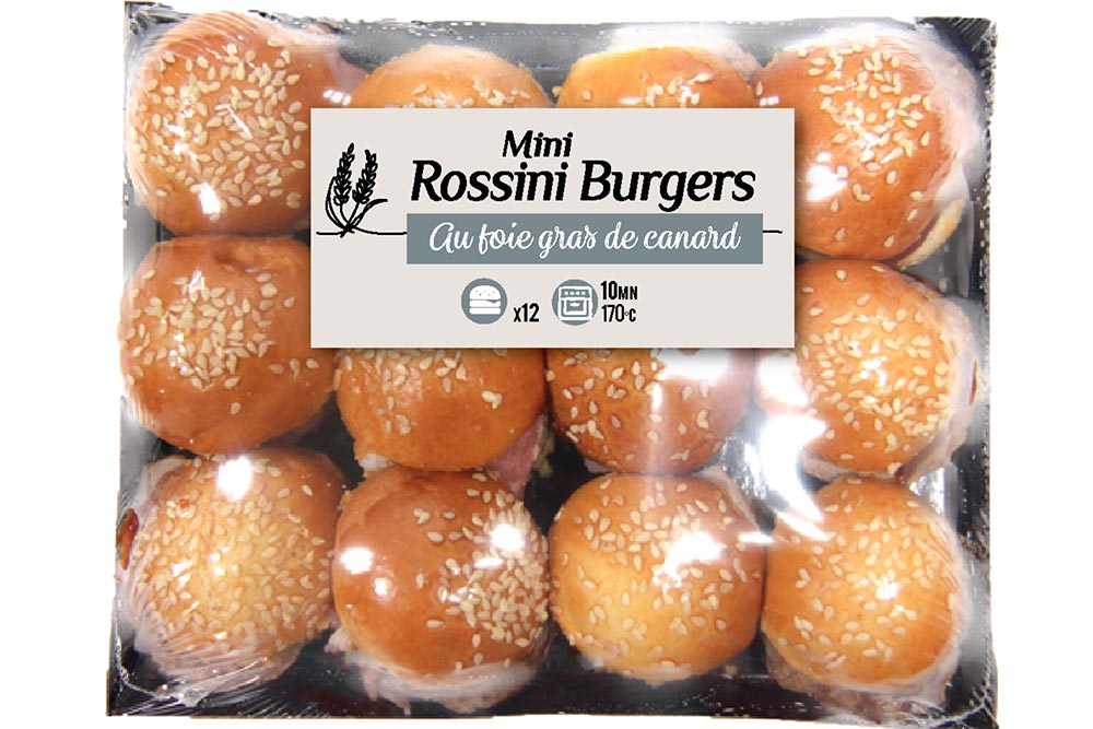 Mini Burgers Rossini de Paso Traiteur