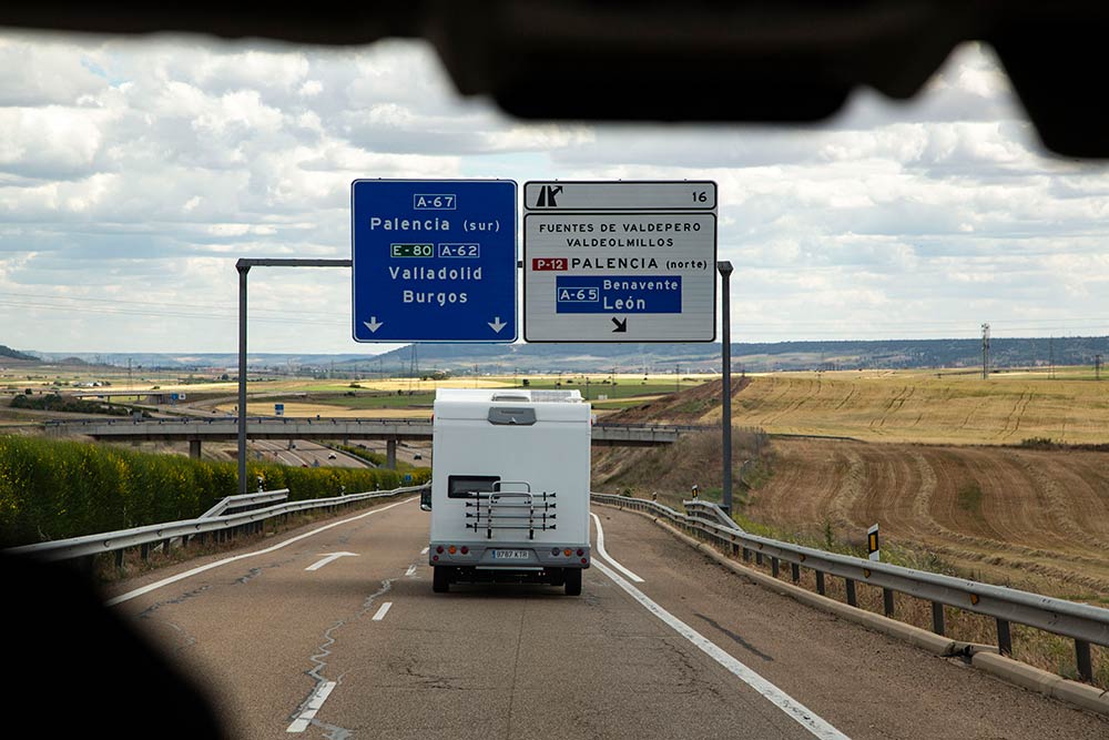 Nous partons à la découverte de la province de Palencia, en camping-car et en camion aménagé