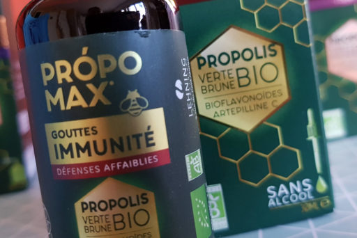 Própomax comprend six produits bio d’apithérapie.