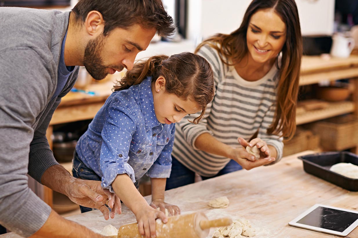 Cours de pâtisserie en famille