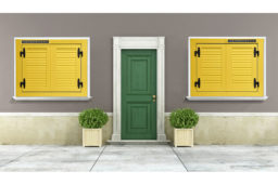 Volets Thiebaut -couleur jaune