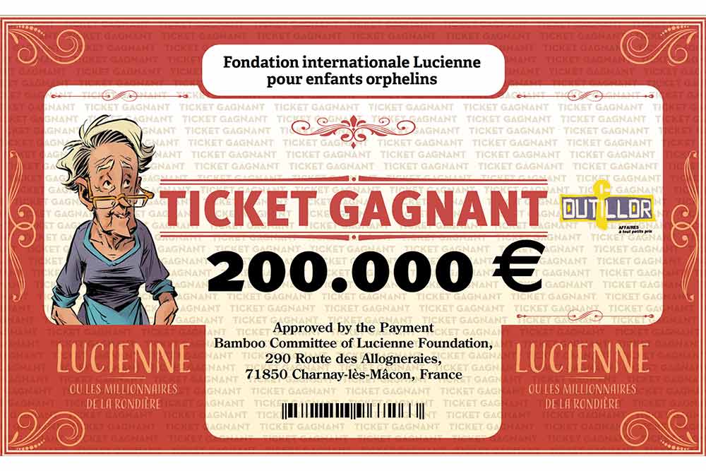 Lucienne - Ticket gagnant de 200 000 €