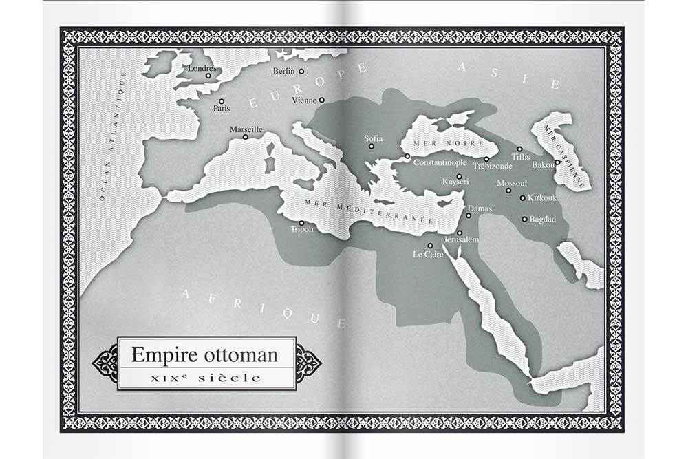 Carte de l'Empire Ottoman