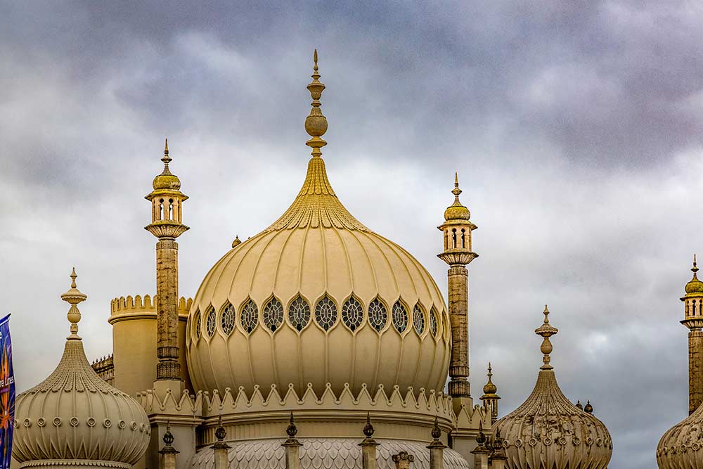 Le Pavillon Royal et son style oriental… étonnant au cœur de Brighton.