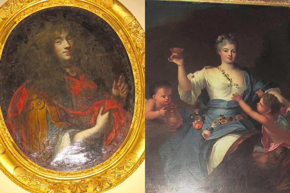 Charles, le fils de la Marquise de Sévigné et Pauline, sa petite fille.
