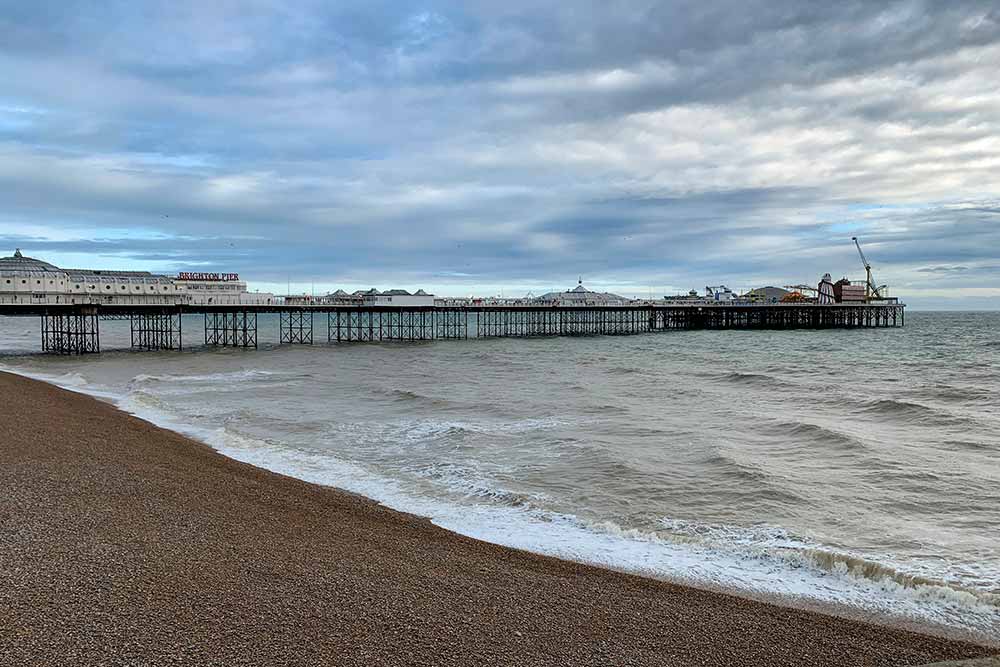 Le Pier de Brighton s’élance jusqu’à 525 mètres vers le large.