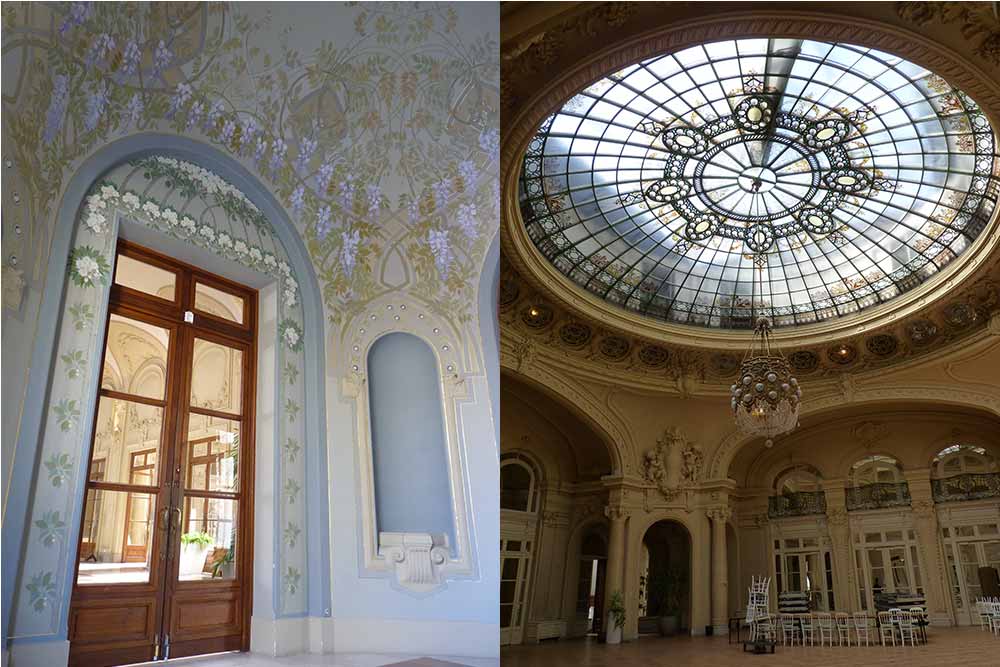 Palais des congrès-opéra : la salle des glycines et l’ancienne salle de bal