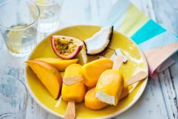 Glaces - bâtonnets orange