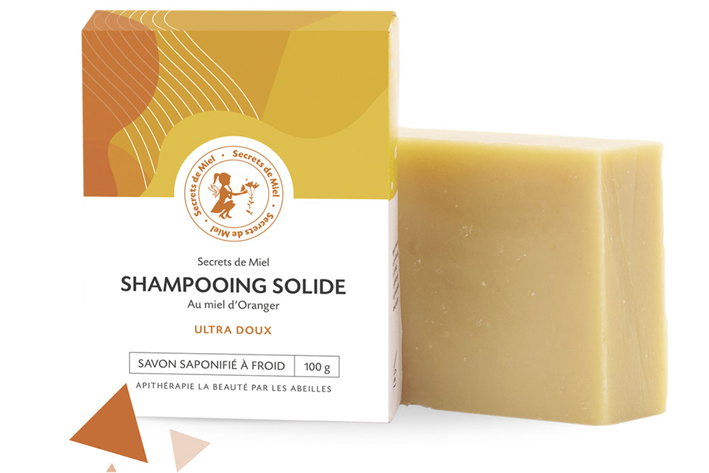 Shampooing solide Ultra-doux  au miel d’Oranger 