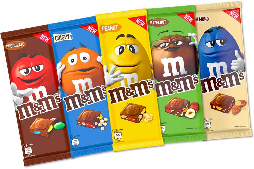 Mars - les nouveautés M&M's