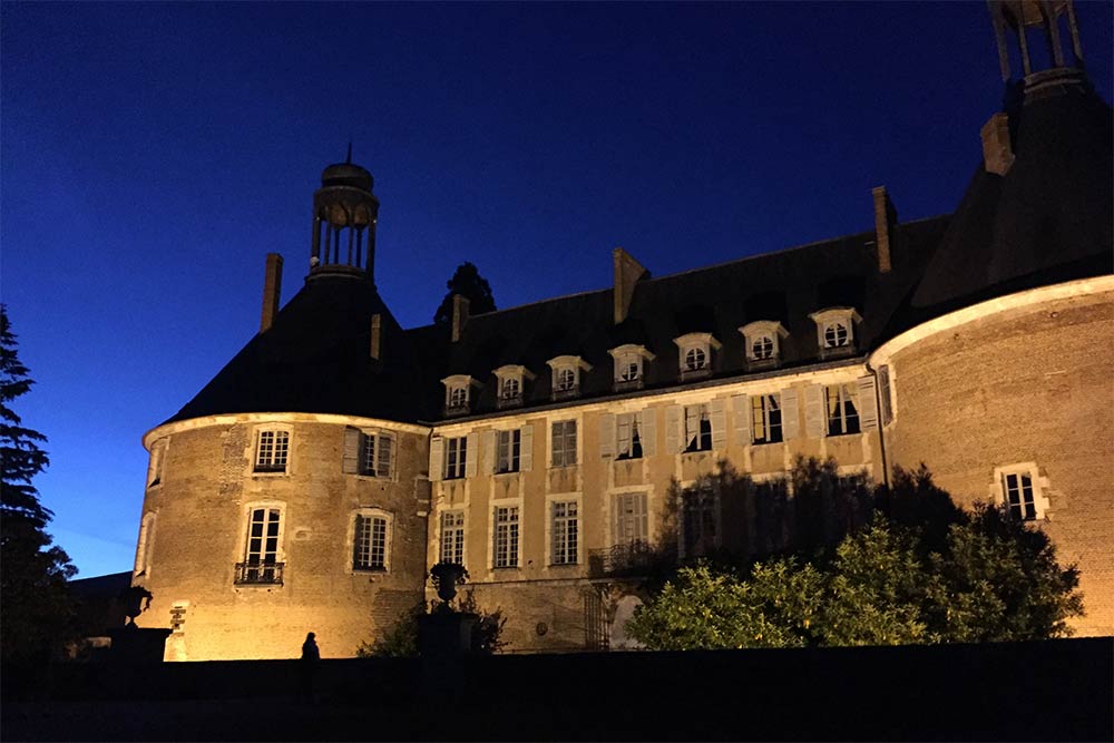 Le château de Saint-Fargeau en habits de lumière…