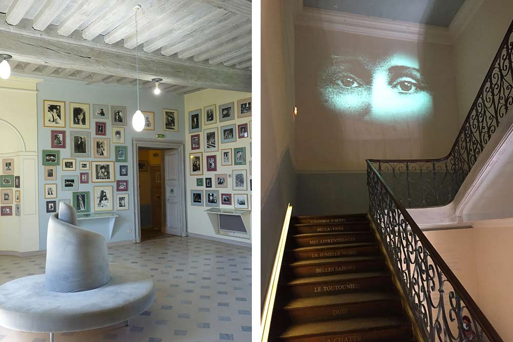 La Puysaye - Salle et escalier du musée Colette
