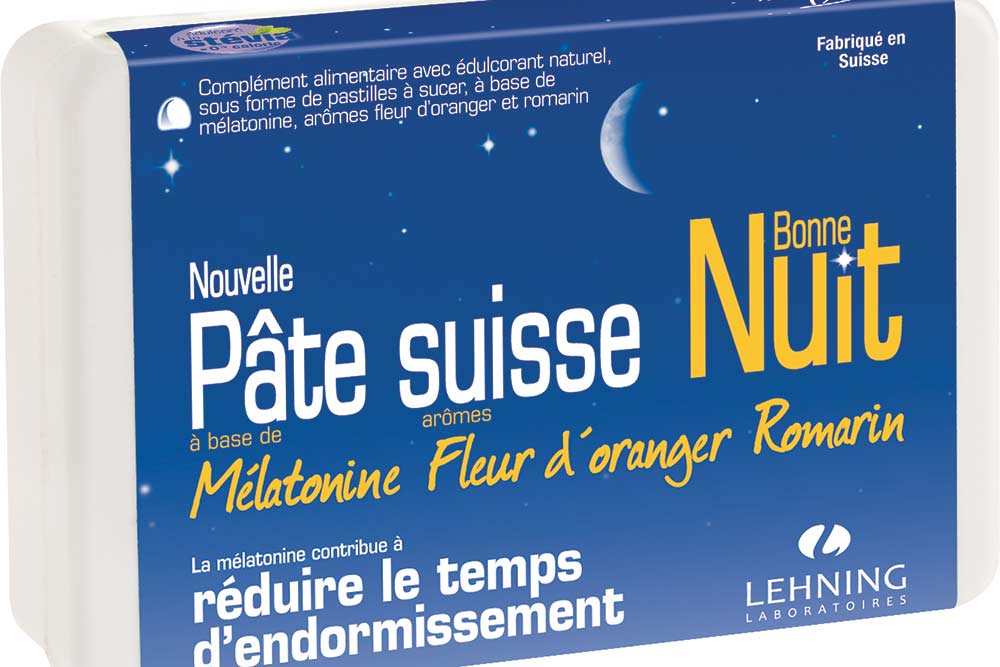 Problèmes Sommeil - Pâte Suisse Bonne Nuit : des vertus apaisantes