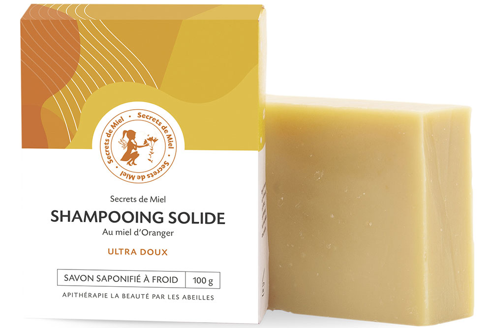  Shampooing solide Ultra-doux au miel d’Oranger 