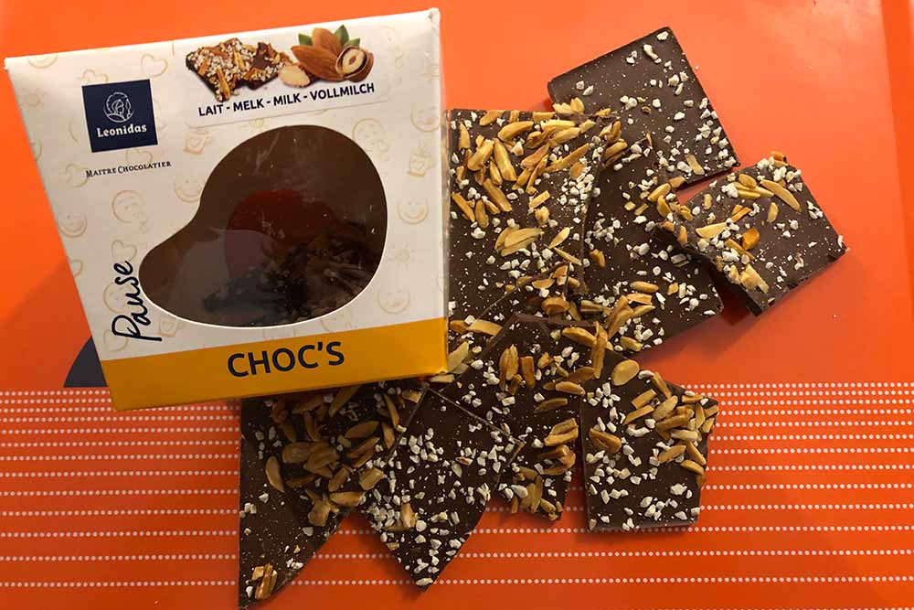 Les chocolats Leonidas - Les morceaux de tablettes Choc’s