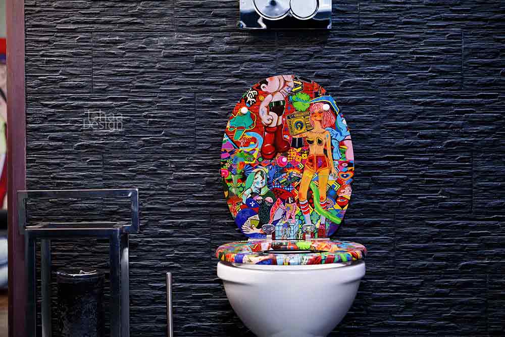 TohaaDesign - des abattants pour les WC issu du Street Art 
