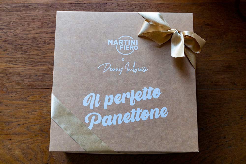 Boite Panettone et Martini Fiero