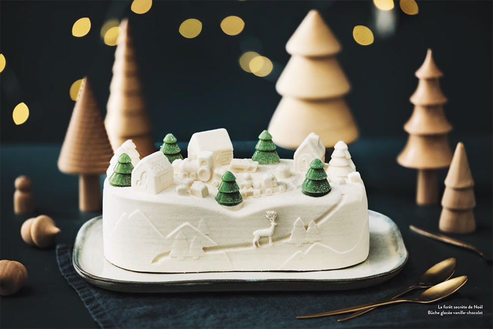 La Fôret Secrète de Noël : Bûche Glacée Vanille-Chocolat
